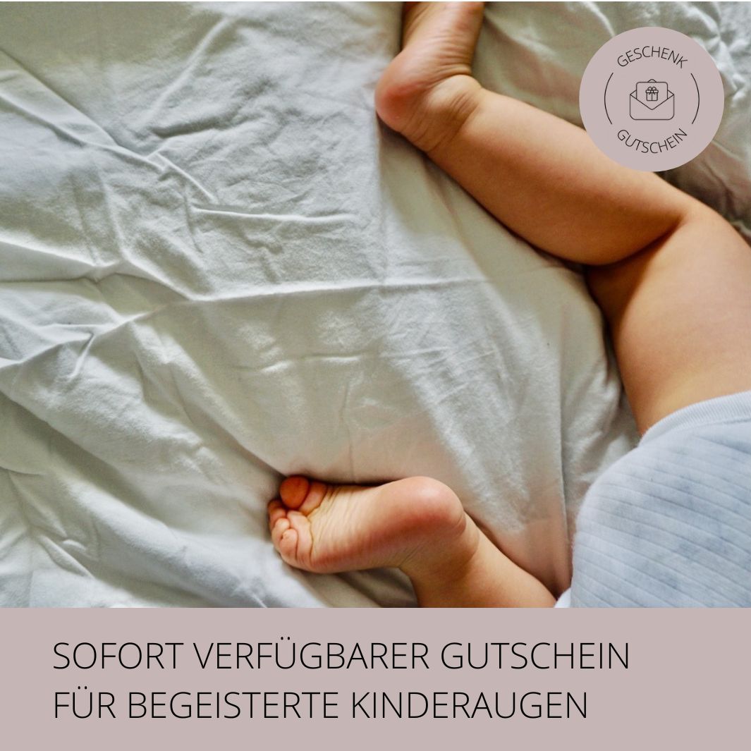 Limon Gutschein für Babyspielzeug. Perfektes Geschenk zur Geburt, Weihnachten, Taufe und Geburtstag.