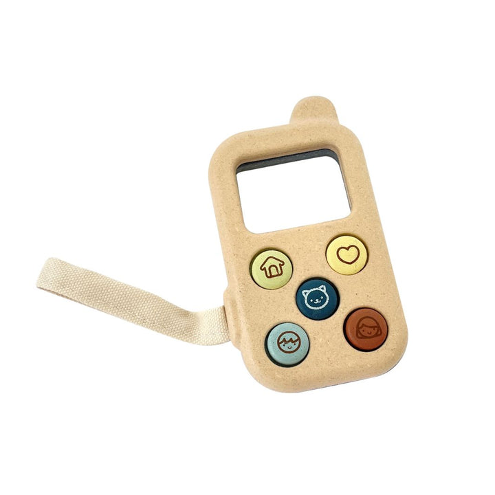 PlanToys Spielzeug Handy aus Holz - Mein erstes Telefon "Orchard"