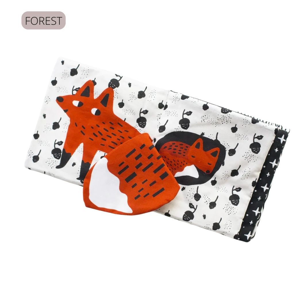 Wee Gallery Knisterbuch "Peek-a-boo" mit Klappen - Pets | Ocean | Forest | Jungle