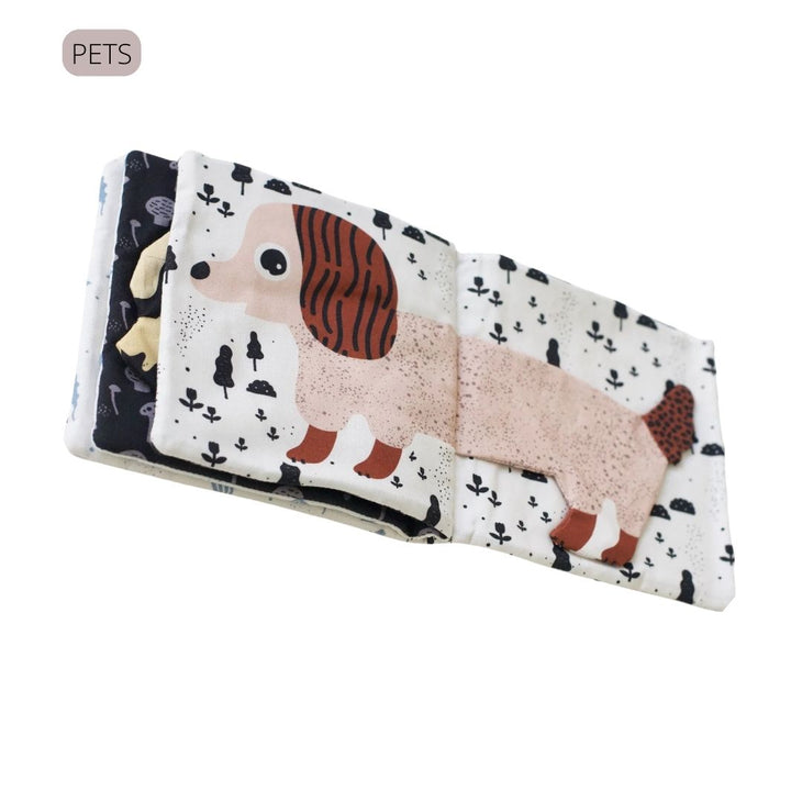 Wee Gallery Knisterbuch "Peek-a-boo" mit Klappen - Pets | Ocean | Forest | Jungle