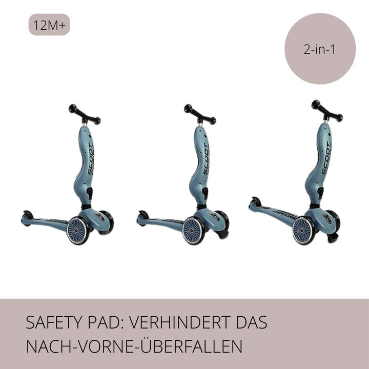 Scoot & Ride Tretroller Highwaykick 1 | ash