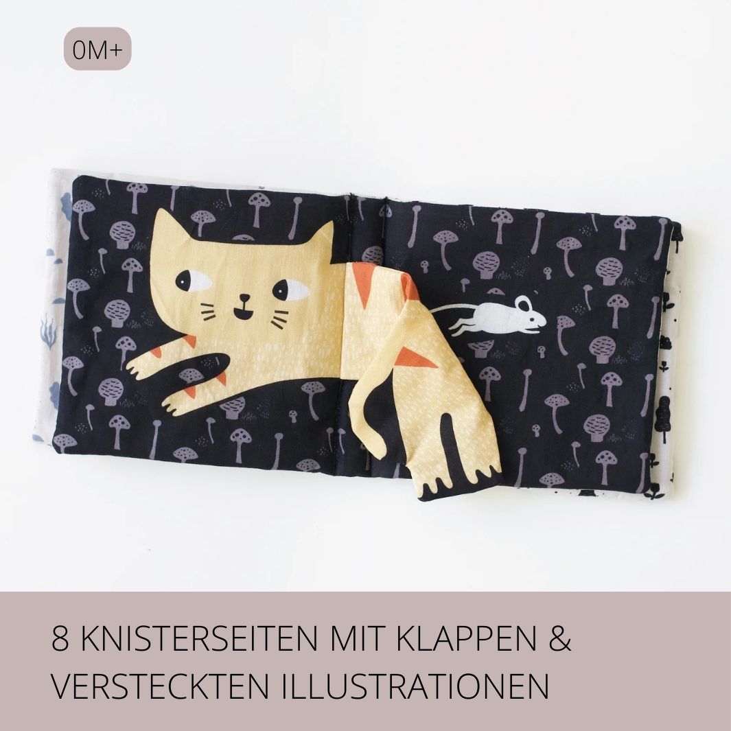Wee Gallery Knisterbuch "Peek-a-boo" mit Klappen - Pets | Ocean | Forest | Jungle